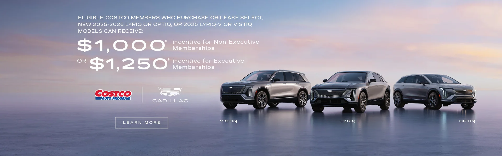 $1,000 incentive for Non-Executive memberships OR $1250 incentive for Executive memberships